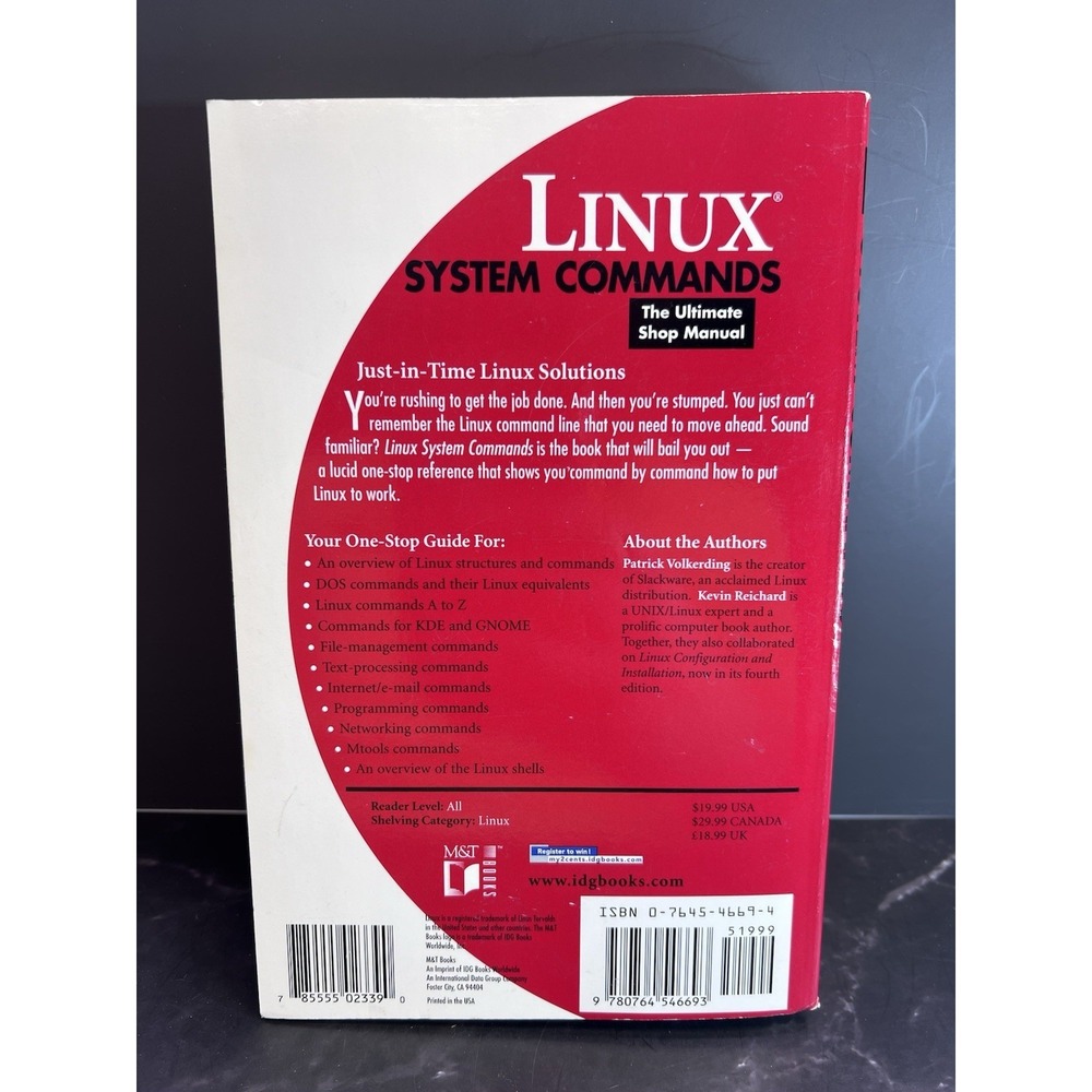 Linux System Commands, Reichard, Patrick - Picture 2 of 3